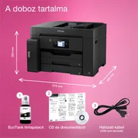 Epson EcoTank M15140 A3 mono nyomató MFP, Duplex, WiFi/USB/LAN, 4500 oldal tinta a dobozban #6