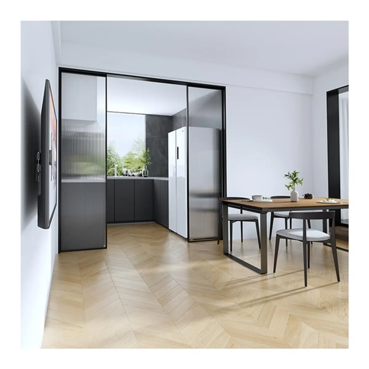 Stell SHO 4530 23"-42" VESA 200x200 kihúzható fali konzol #6