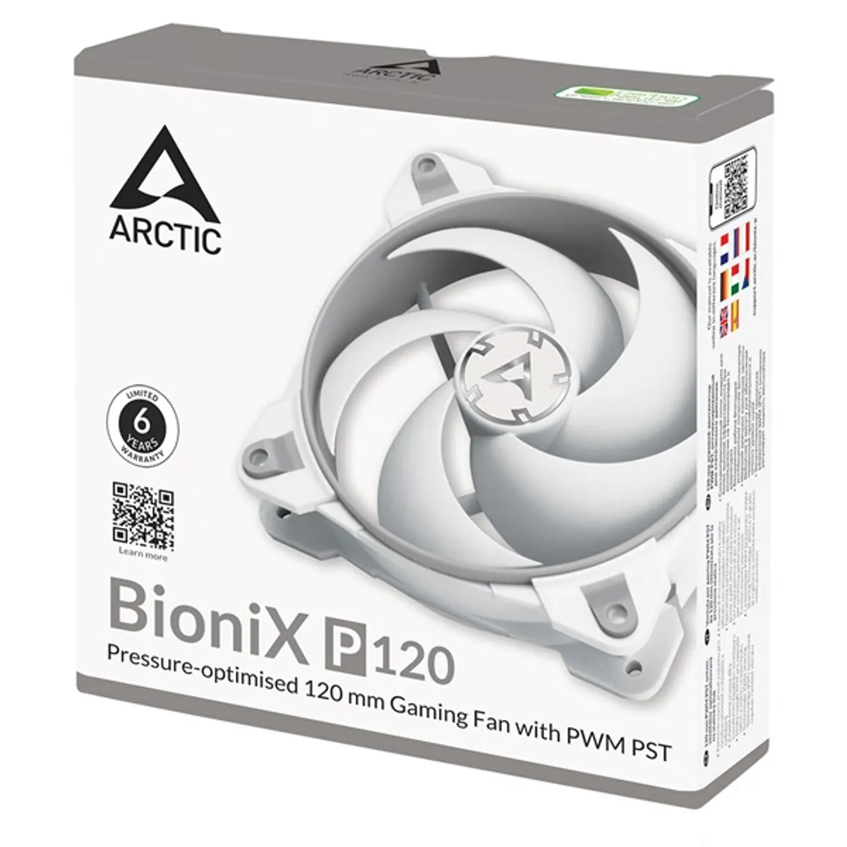 Arctic BIONIX P120 120mm szürke/fehér ventilátor #5