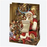 IRIS Karácsonyi ajándéktasak, 345x480x130 mm, különböző színekben és mintával #4