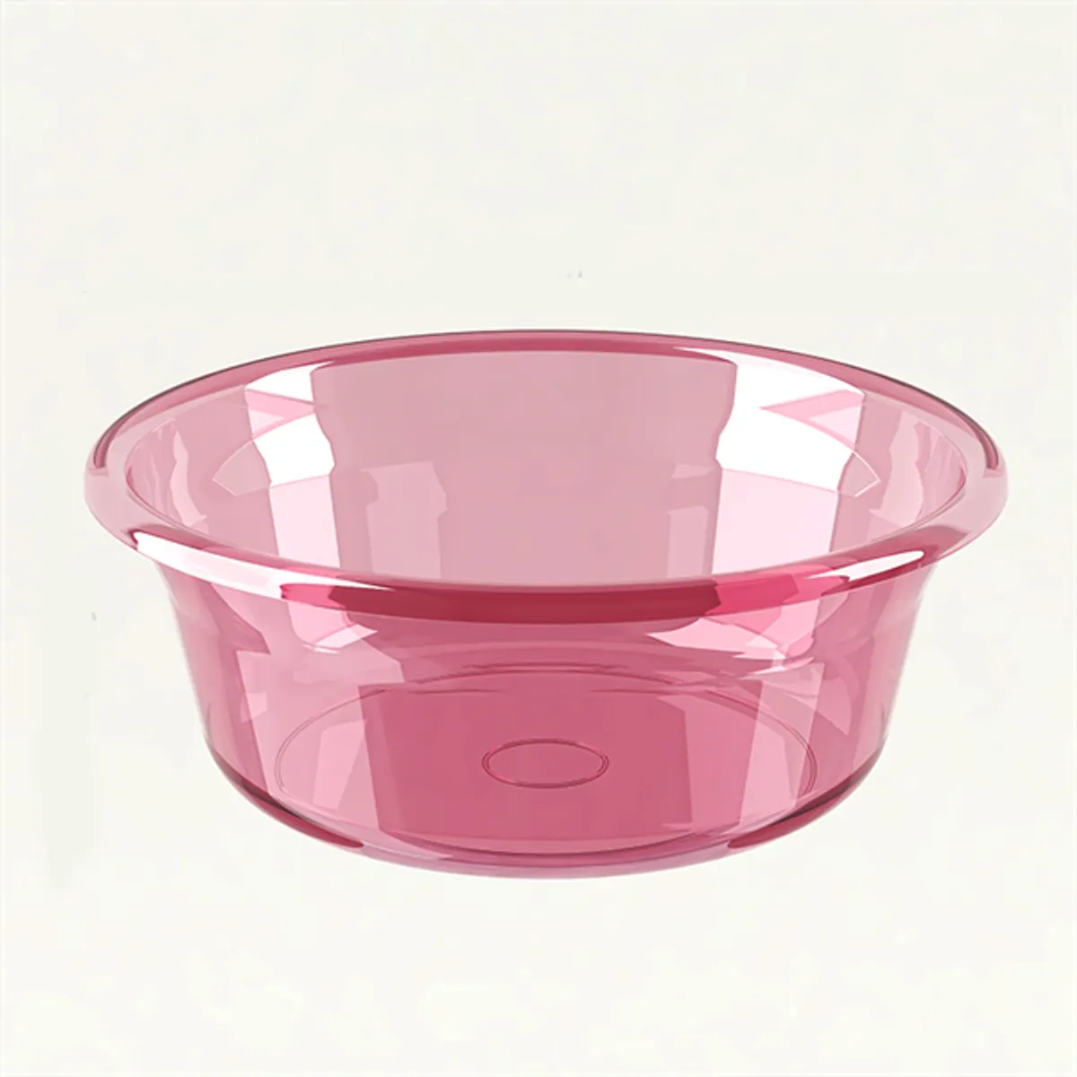 TOO KT-138-P rózsaszín kerek műanyag lavór 32x12cm #1