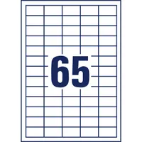 Avery 6121-65 38 x 21,2 mm univerzális 50+15 lap 4225 db-os etikett #3