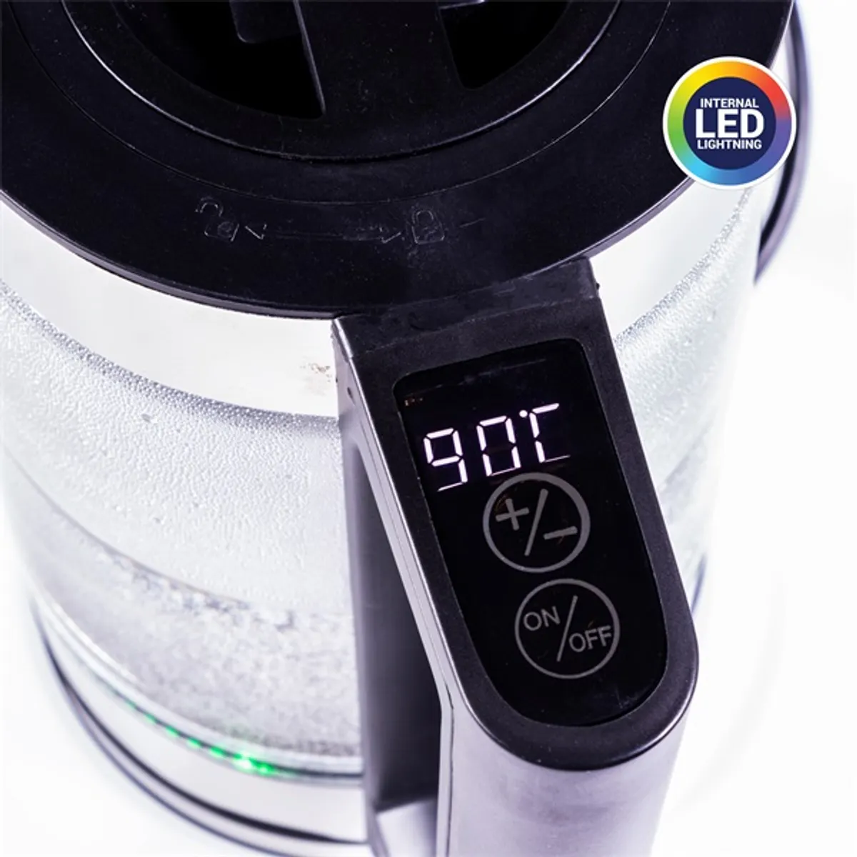 TOO KE-830 1,8 L-es LED-es prémium üveg vízforraló #3