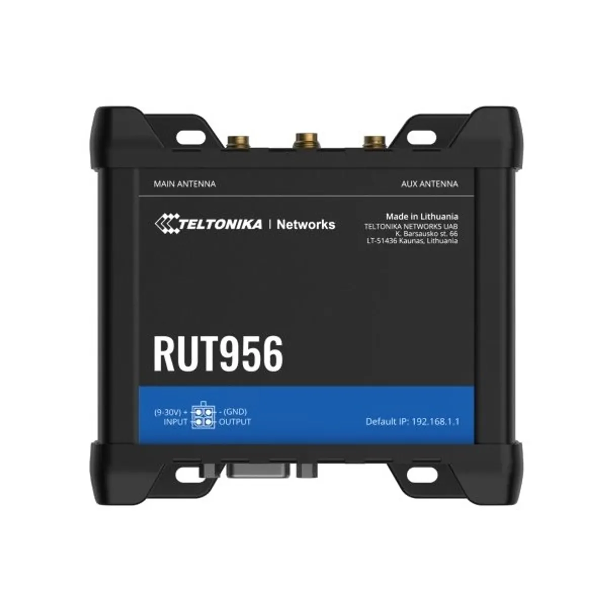 Teltonika RUT956 3x10/100Mbps LAN 1x10/100Mbps LAN/WAN port 2xminiSIM 4G/LTE Vezeték nélküli ipari router #1