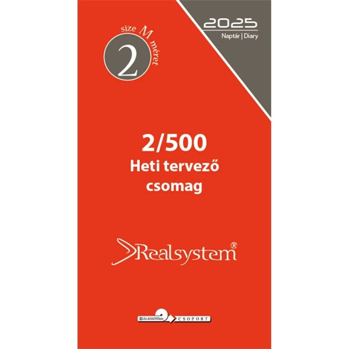 Realsystem 2/500 éves heti beosztású gyűrűs naptár kiegészítő #1
