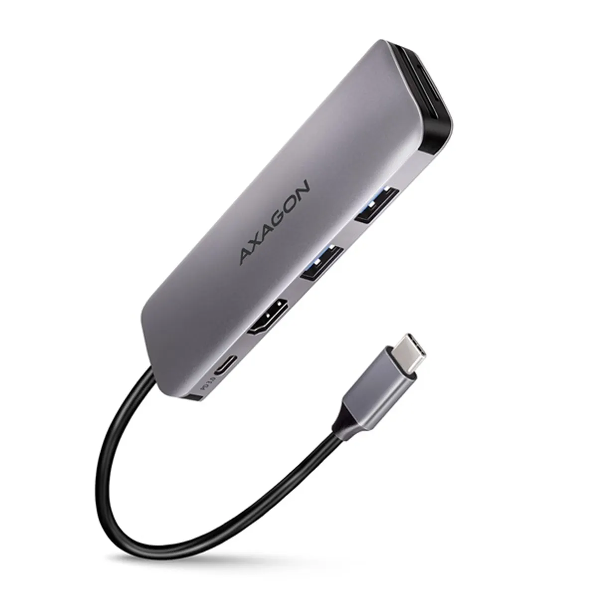 Axagon HMC-5 SuperSpeed USB-C COMBO 5in1 HUB #1