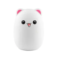 Tracer Teddy Bear, RGB LED, 5 színtónus, 4 világítási mód, Szilikon, Vezeték nélküli, éjszakai lámpa