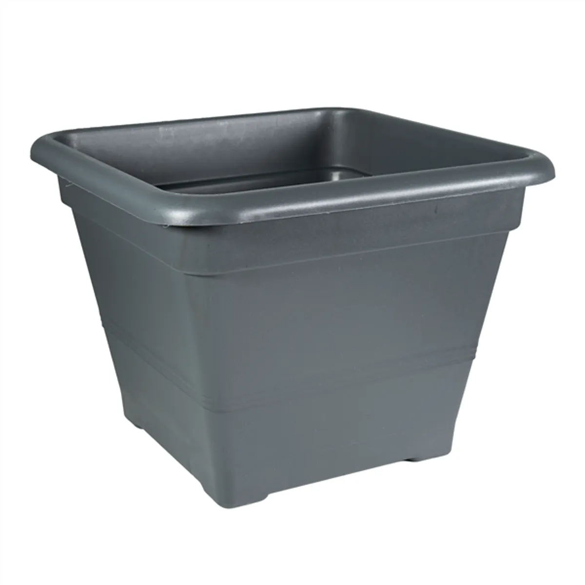 FLAIR Sydney 61232 antracit 20x20 cm szögletes virágcserép #2