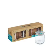 Luminarc 4 db kerek üvegedény készlet fedéllel 750ml #2