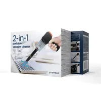 Gembird CK-MVC-01 2in1 hordozható akkumulátoros porszívó (morzsa vagy autós), fekete #10