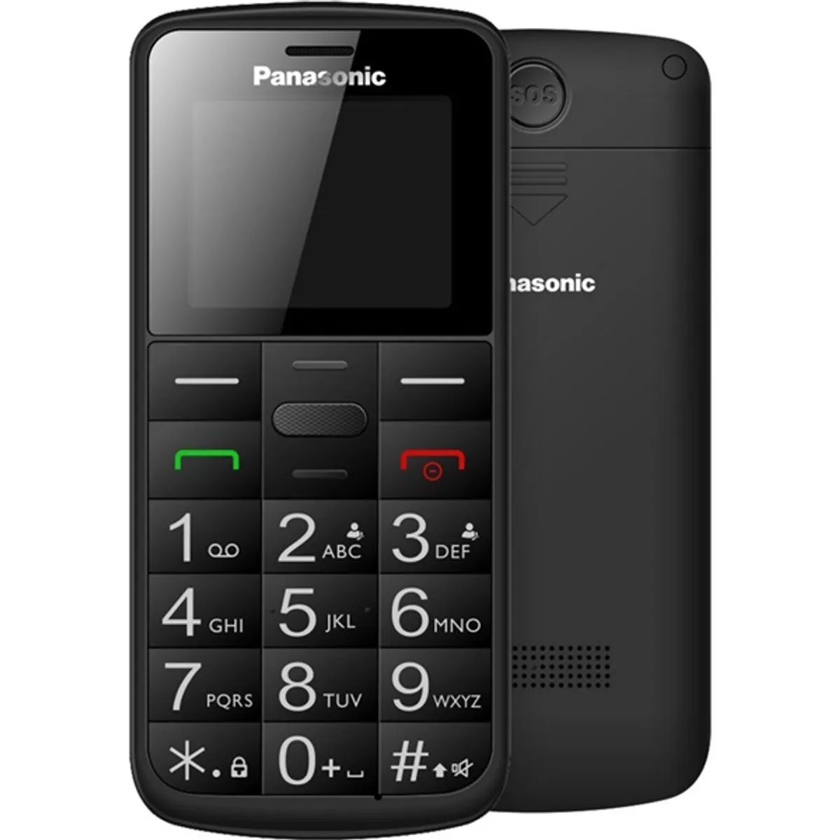 Panasonic KX-TU110EXB 1,77" Dual SIM fekete mobiltelefon #1