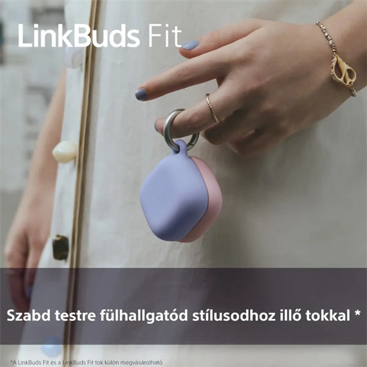 Sony HACLS910NCG.WW Linkbuds Fit fülhallgatóhoz zöld tokborító #2