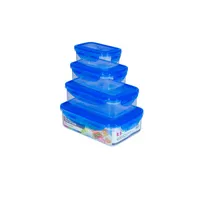 TOO KT-074 4db-os szett 250+500+900+1500ml-es téglalap alakú ételtároló doboz szett #3