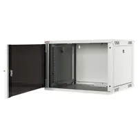 Lande LN-EUBOX16U5460-LG-1 EURObox 19" 16U 540x600 szürke fali rack szekrény #2