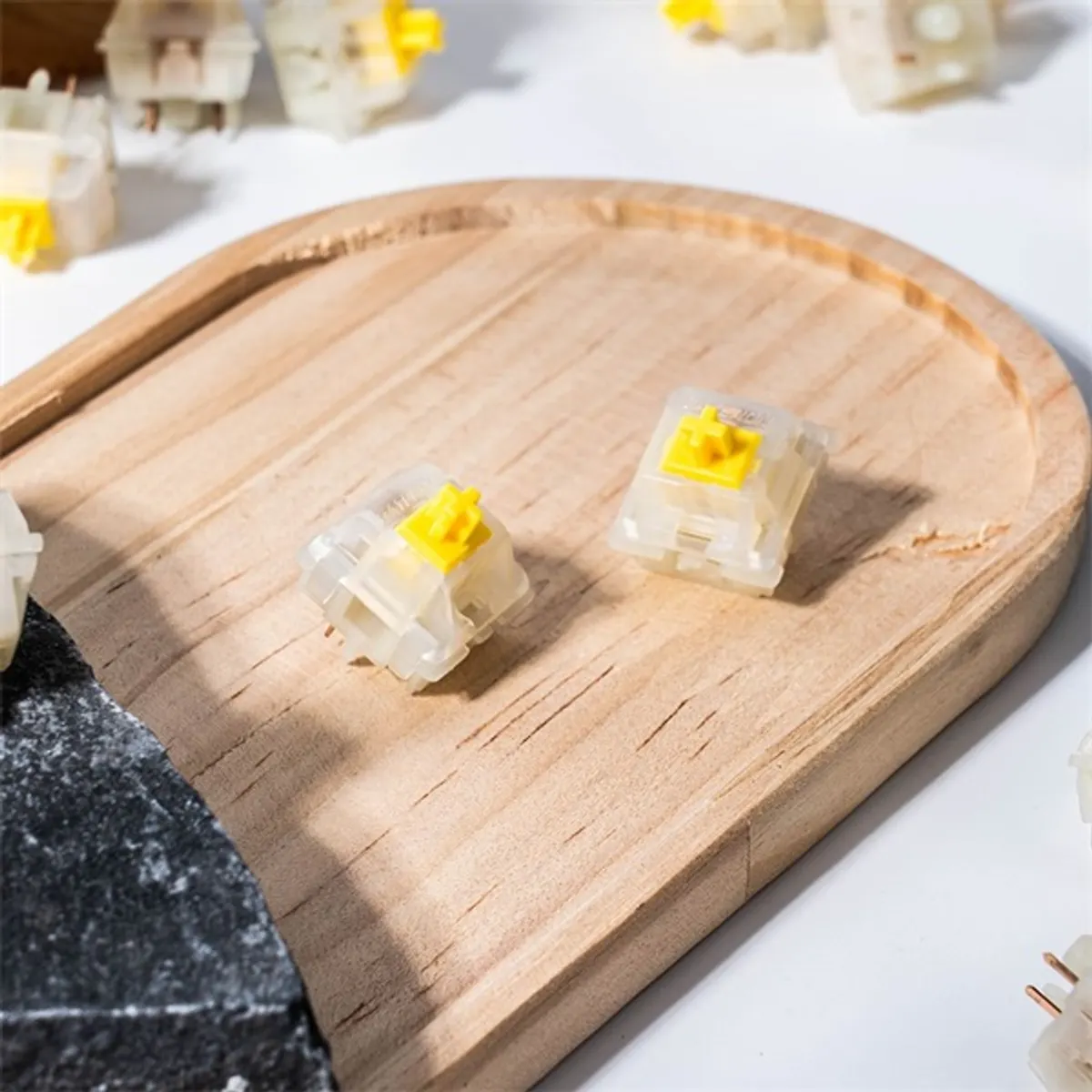 Gateron KS-3X1 Milky Yellow Pro - Lineáris switch szett (10db) #4