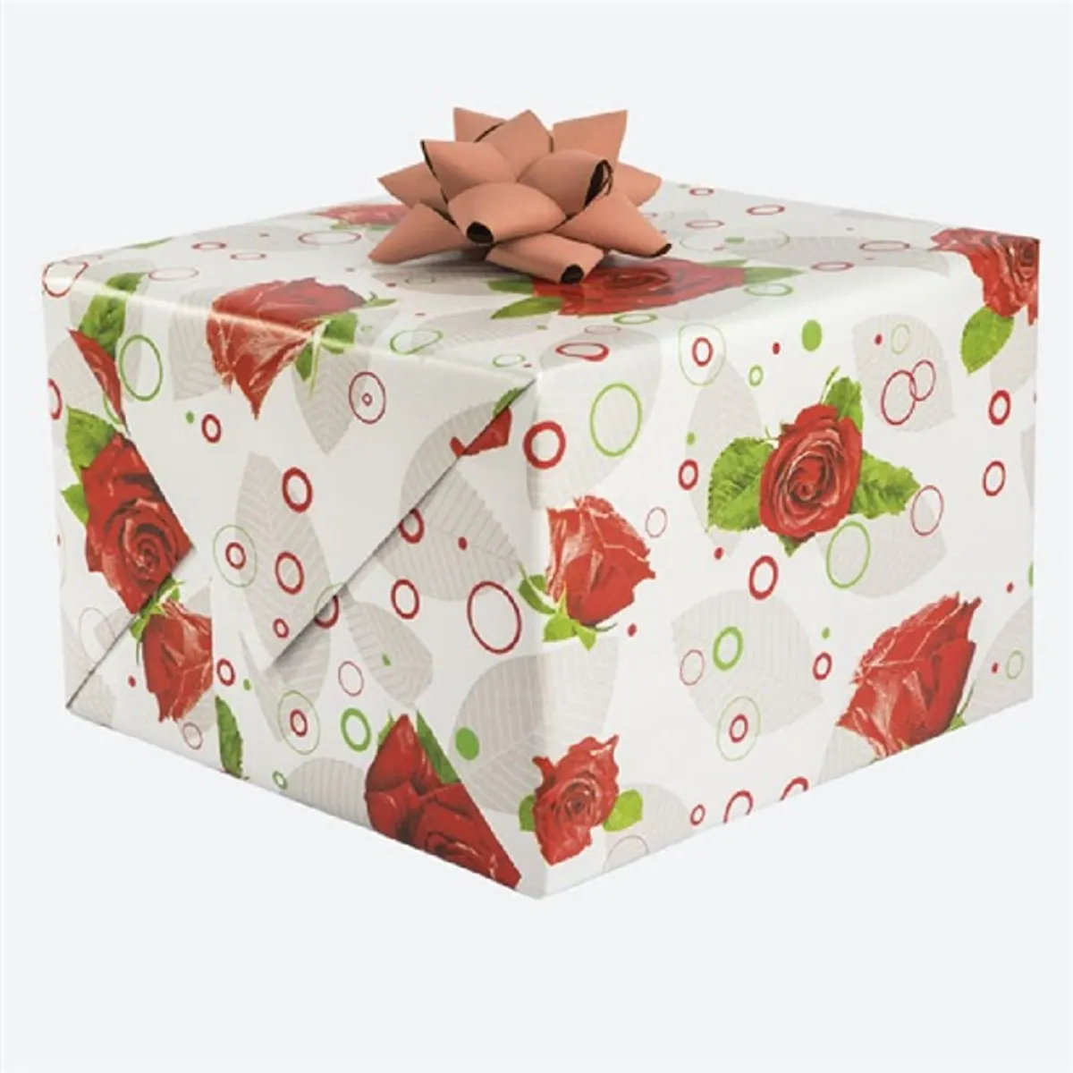 IRIS tekercses csomagoló papír, különböző rózsa mintákkal 200x70cm, 60g/m2 #2