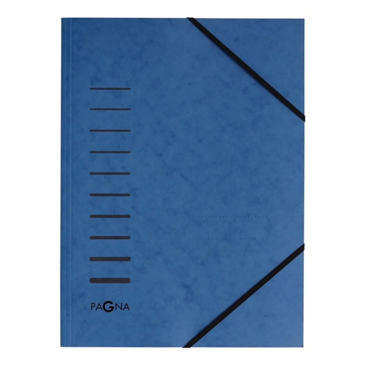 Pagna A4 behajtófül nélküli kék karton gumismappa #1