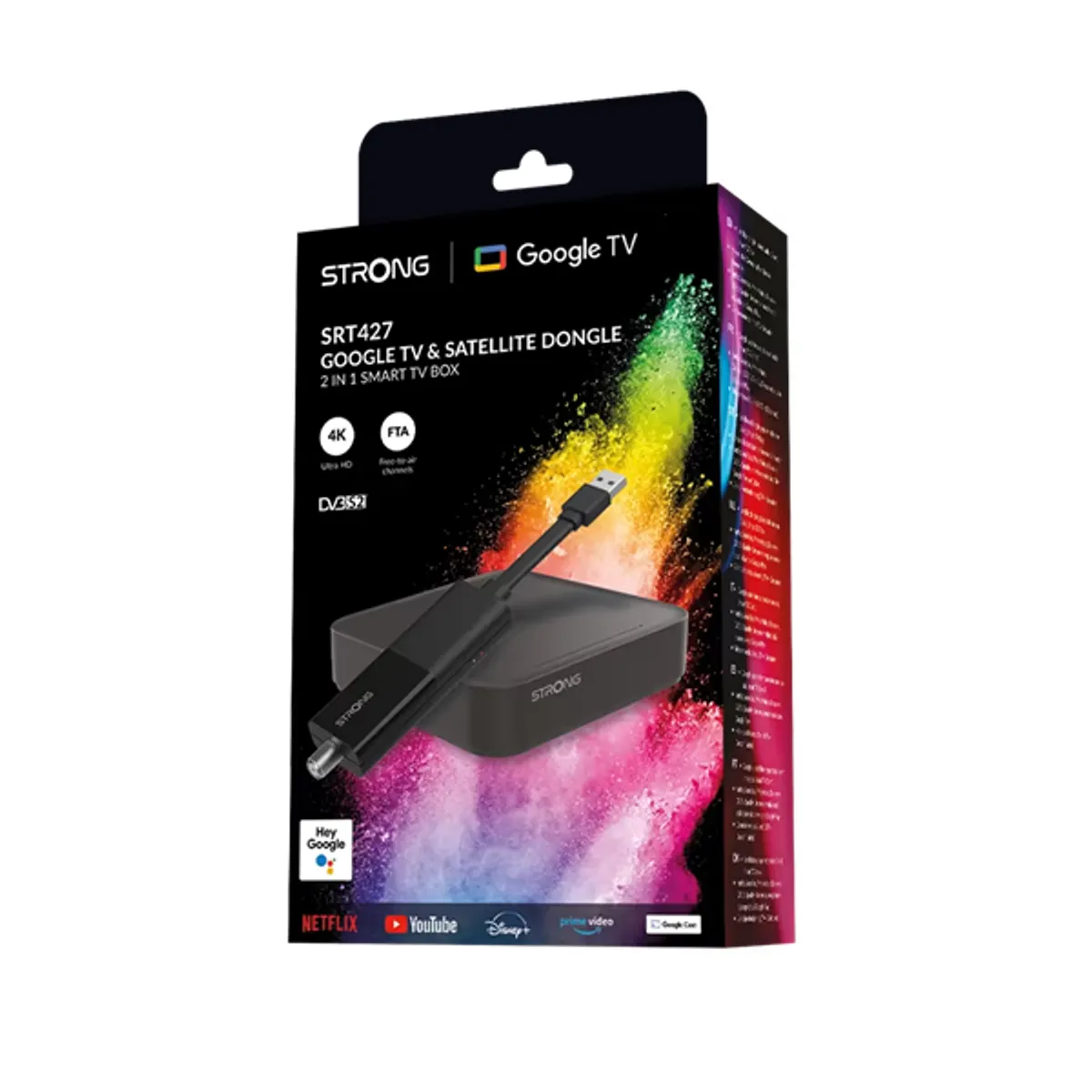 Strong SRT427 Google TV / műhold vevő dongle / Tv okosító / médialejátszó #6