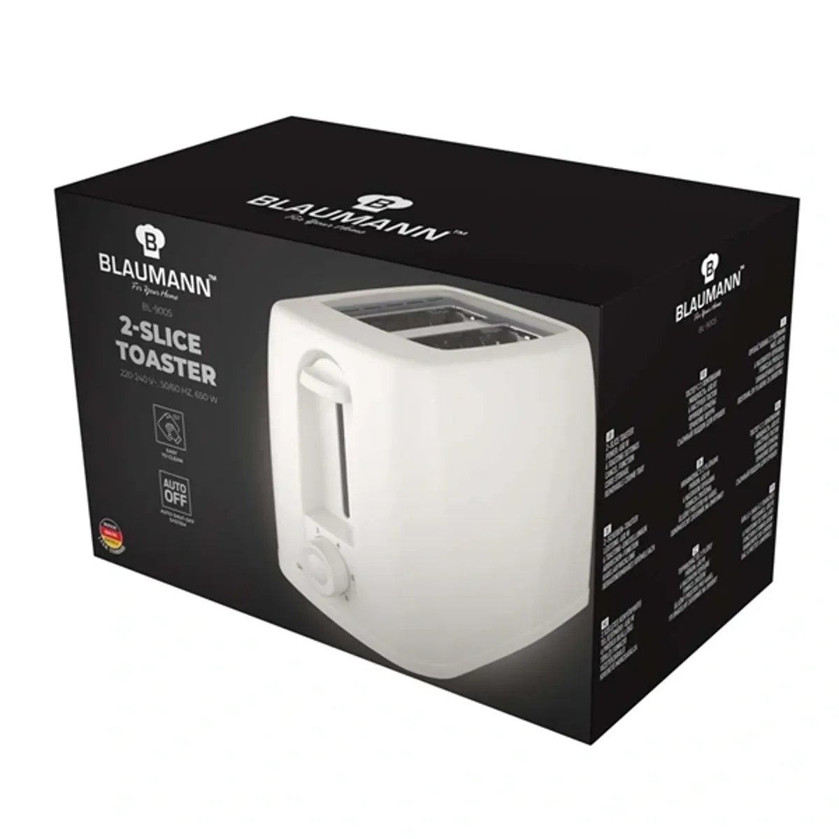 Blaumann BL-9005 krém 2 szeletes kenyérpirító #2