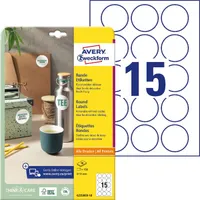 Avery 6225REV-10 51mm 10 ív visszaszedhető univerzális fehér köretikett #2