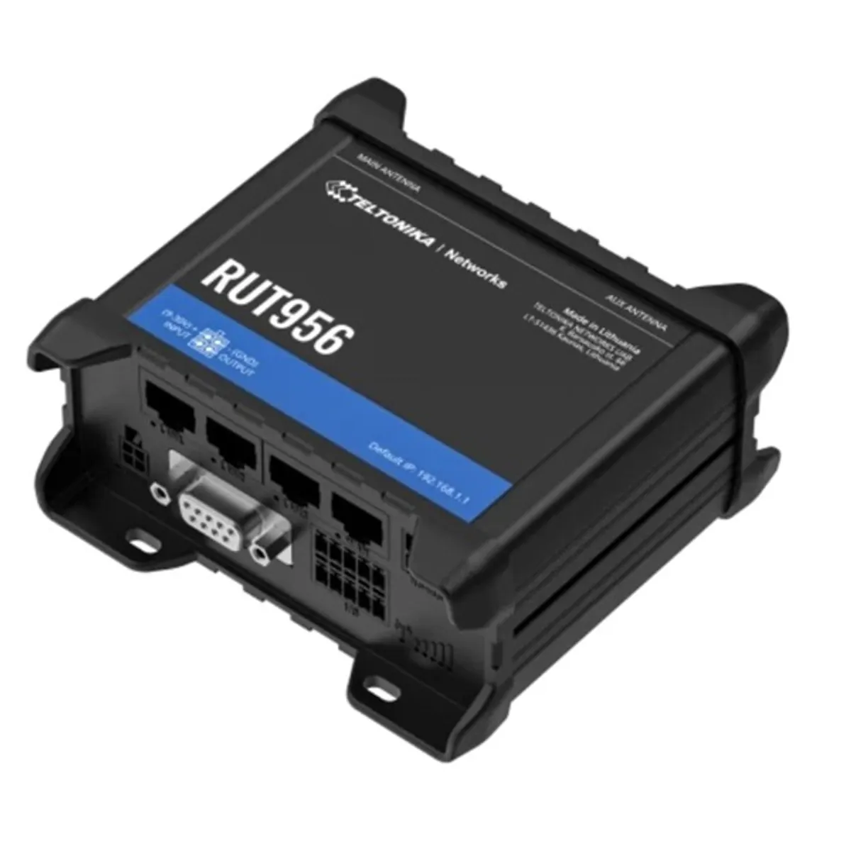 Teltonika RUT956 3x10/100Mbps LAN 1x10/100Mbps LAN/WAN port 2xminiSIM 4G/LTE Vezeték nélküli ipari router #3