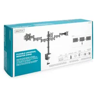 DIGITUS DA-90362 C-bilincses univerzális (VESA 75 / 100) 3-as fekete monitor tartó konzol #8