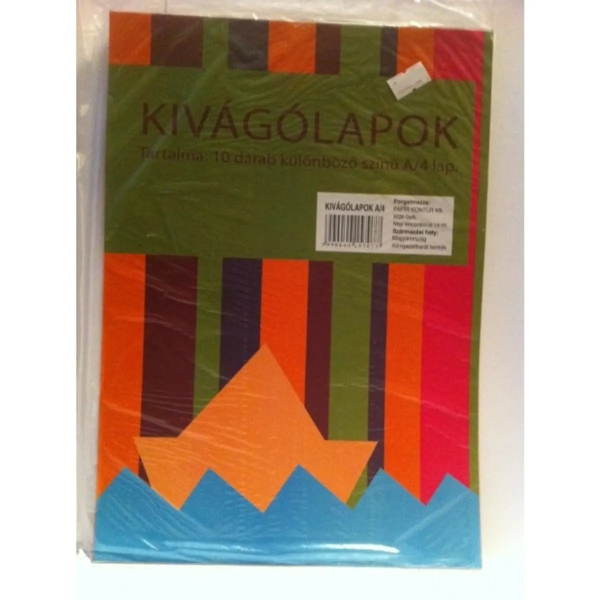 A4 10ív enyvetlen kivágóminta #1