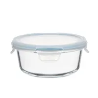 TOO KT-90 üveg 950 ml-es hőálló kerek ételtároló csatolható műanyag tetővel #2