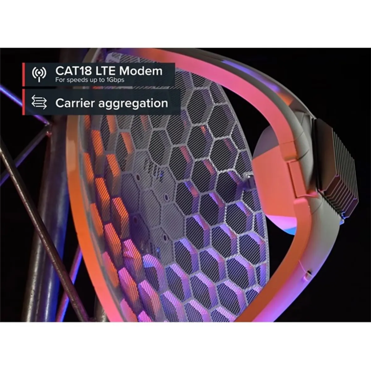 MikroTik LHG LTE18 kit 1xGbE LAN port LTE CAT18 modem 17dBi integrált antenna #6