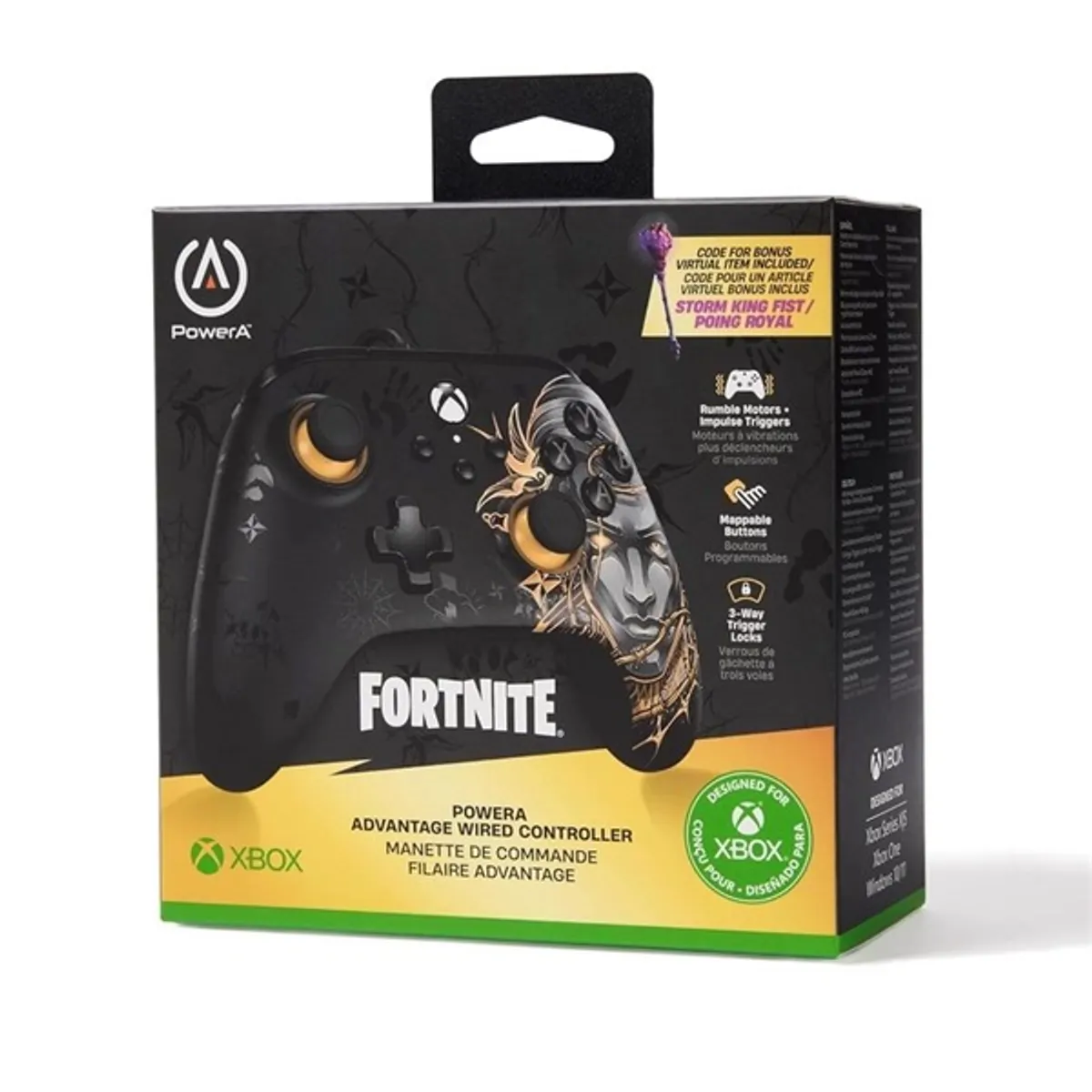 PowerA XBGP0238-01 Advantage Xbox Series X|S/Xbox One/PC vezetékes Fortnite: Mideas kontroller #6