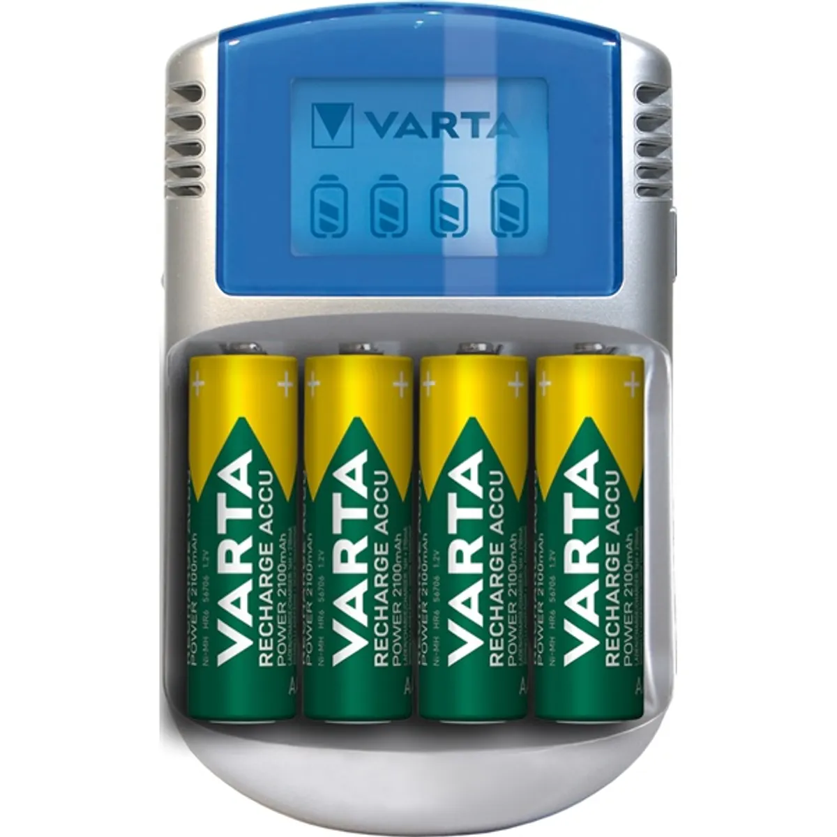 Varta 57070201451 LCD Töltő + 4x2600mAh Ready2use akkumulátor #1