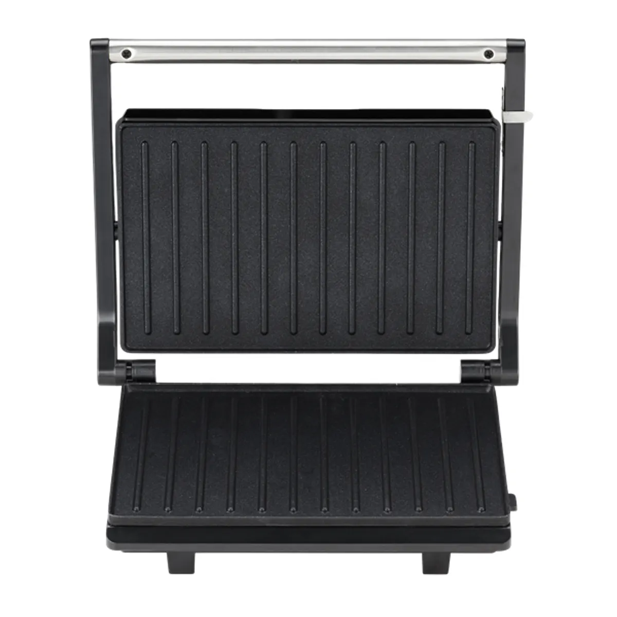 Hausberg HB-539IN 1300W fekete kontakt grill szendvicssütő, állítható termosztát, rozsdamentes ház #3