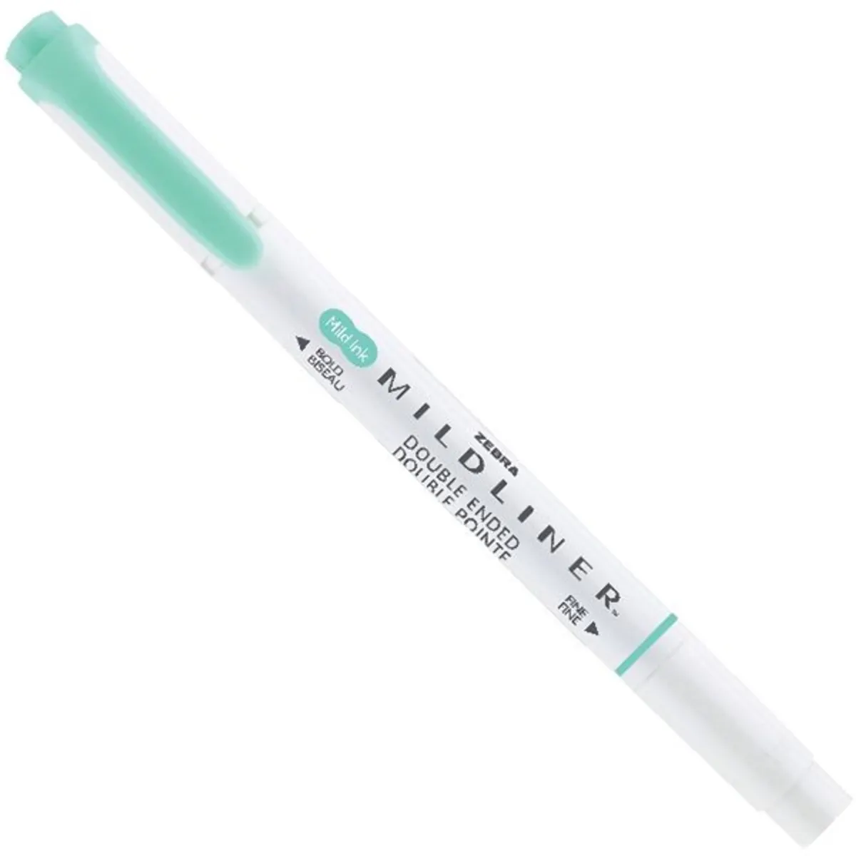 Zebra Mildliner Fluorescent kékeszöld kettős végű szövegkiemelő #2