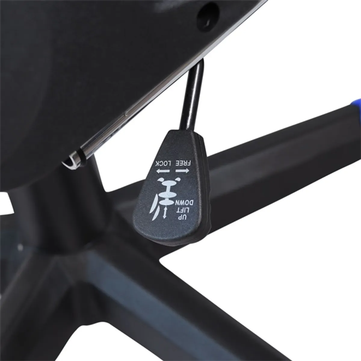 Iris GCH200BK fekete / kék gamer szék #5