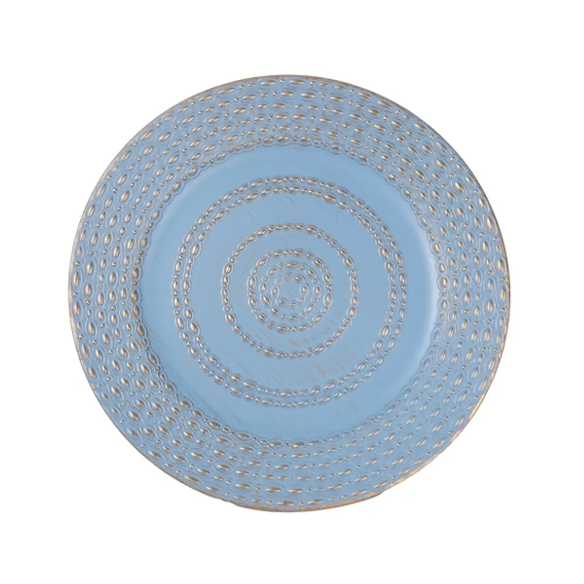 IRIS műanyag tálca, körös, türkiz 33 cm #1