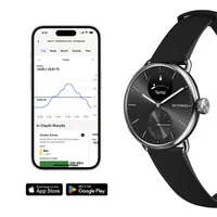 Withings HWA10-model 1 ScanWatch 2 38mm fekete okosóra #5