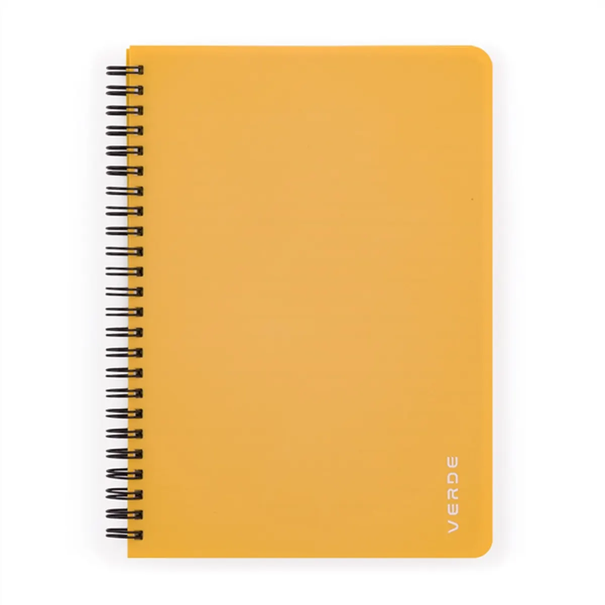 Verde A5 60 lapos PP sárga vonalas spirálfüzet #1