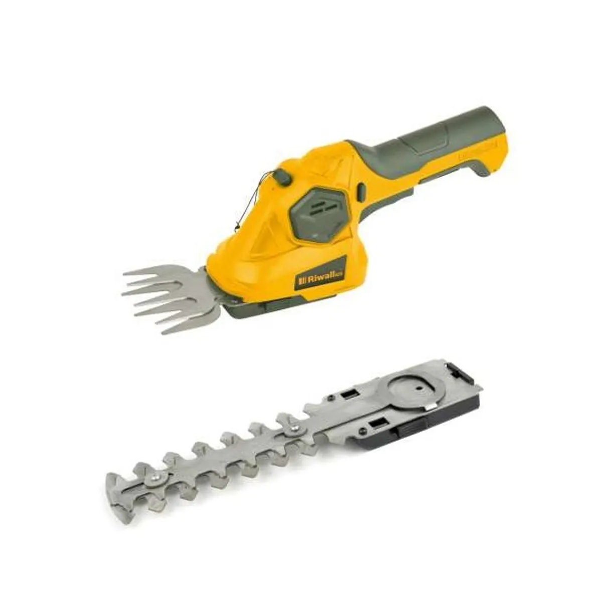 Riwall RASH 1236 akkumulátoros fű- és sövényvágó olló #1