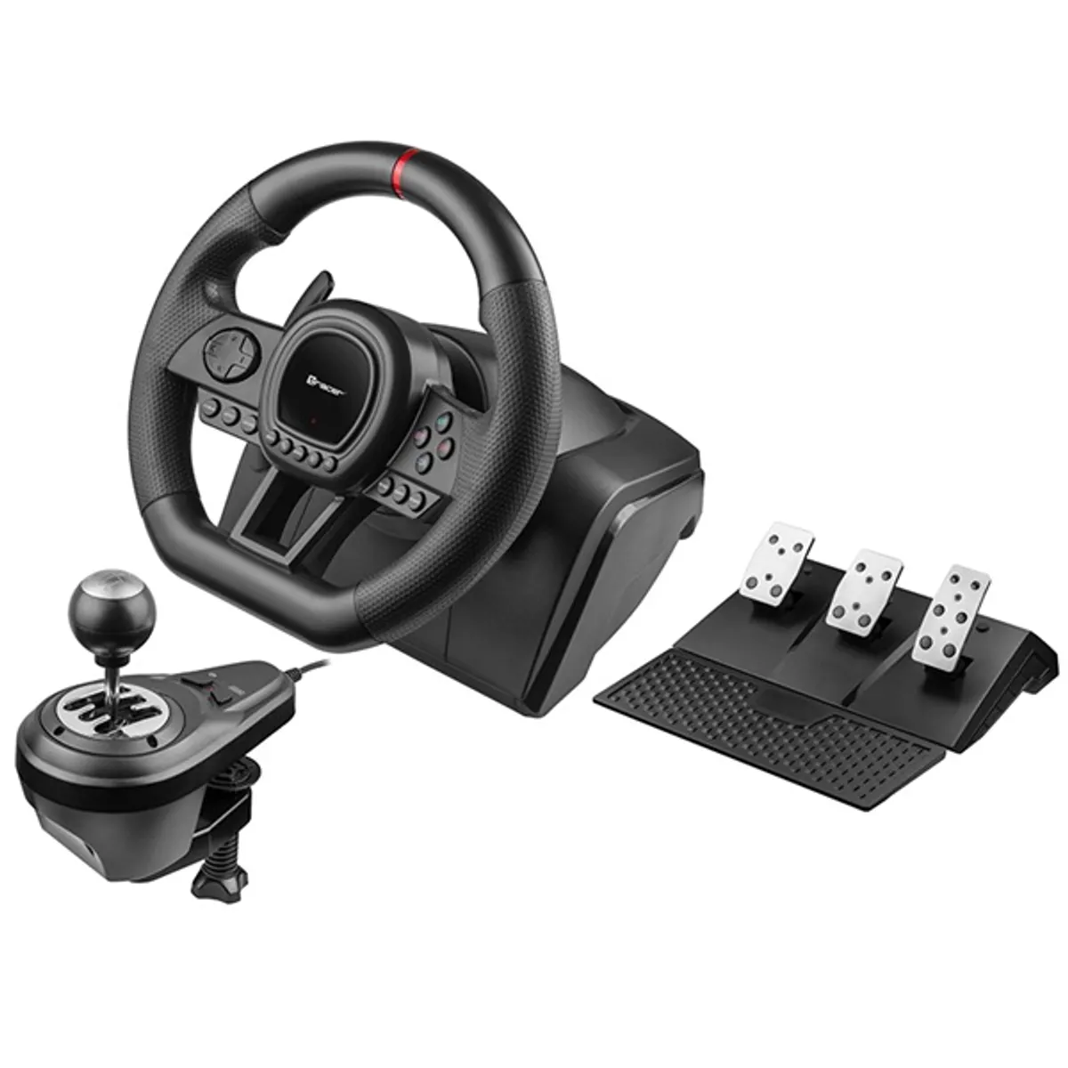 Tracer TRAJOY47345 SimRacer GameZone PS3/PS4/PC/Xbox 360/One/Series/Nintendo Switch 6in1 kormány + pedál + váltó #1