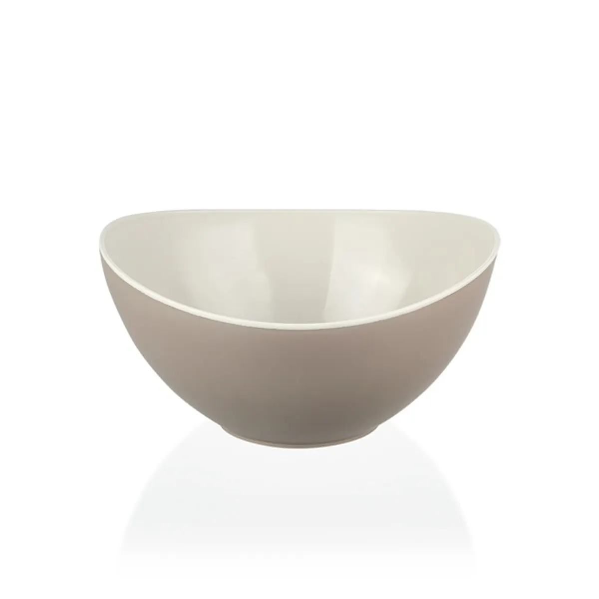 IRIS L-00469 dupla színű tál 2.800ml, zöld, szürke, beige #1