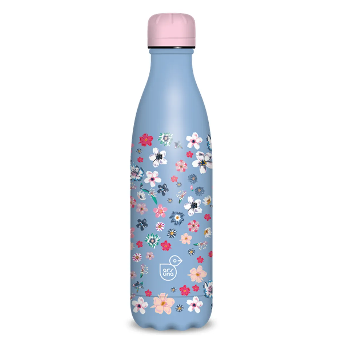 Ars Una 500 ml-es Pearl Blossom Blue 24 (5376) duplafalú fémkulacs #1