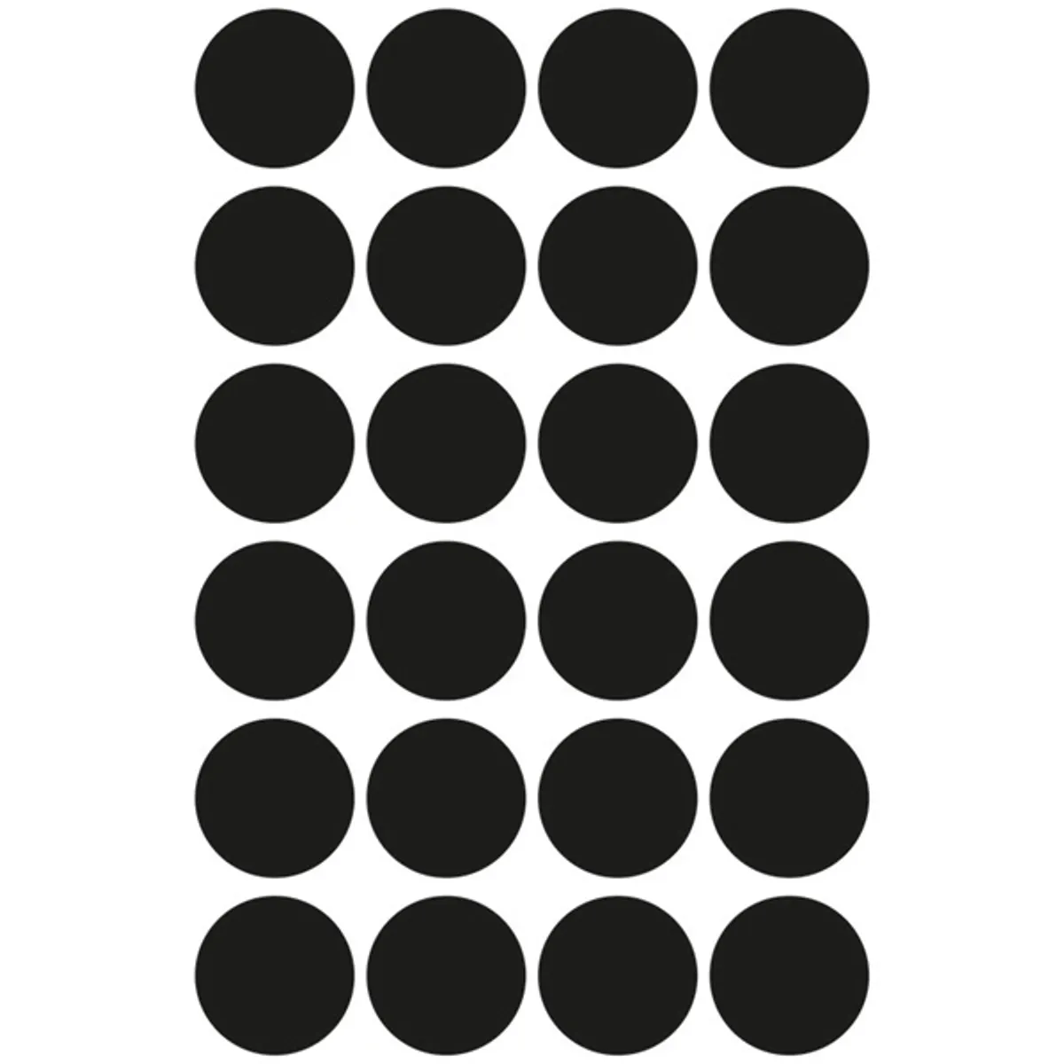 Avery 3003 18mm 96db-os fekete jelölőpont #2