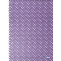 Esselte ColourBreeze A4 kockás levendula spirálfüzet #1