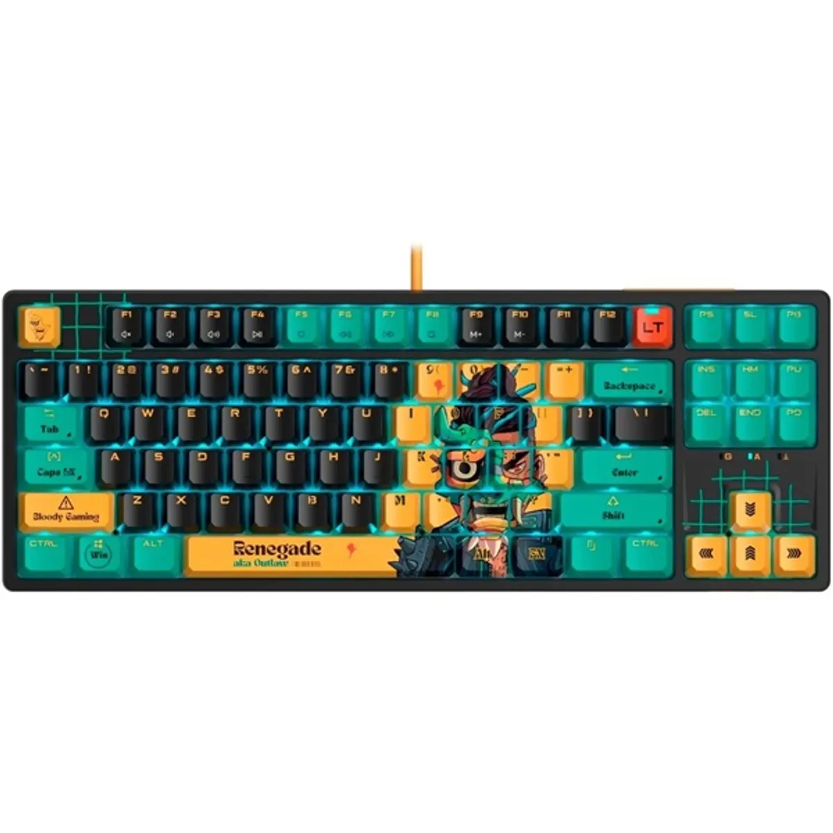 A4-Tech A4TKLA47623 Bloody AT87 US mechanikus (Alpha Switch) RGB Renegade vezetékes gamer billentyűzet #1