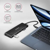 Axagon HUE-F7C SuperSpeed USB-C FLAT CHARGING hub #3