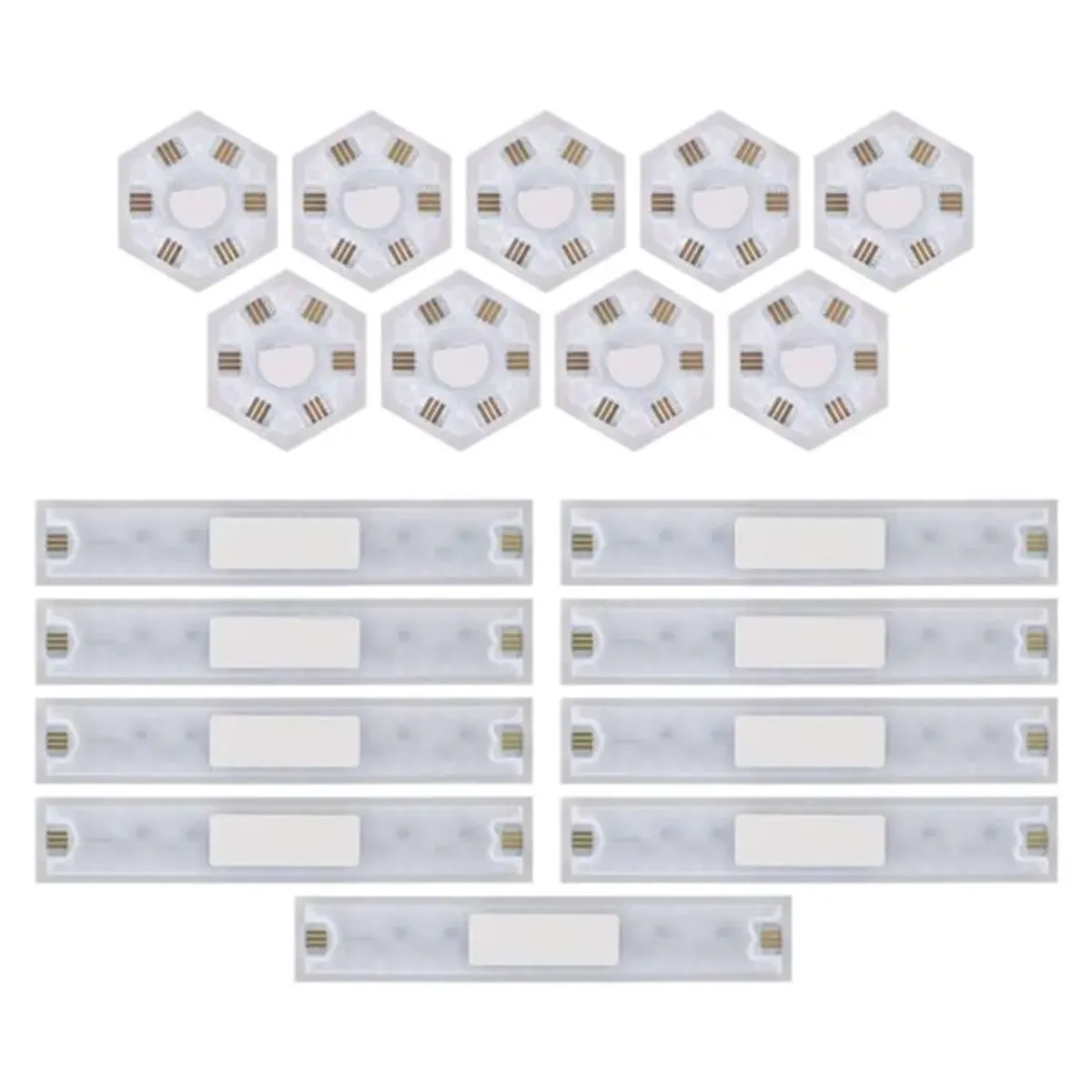 Emos GoSmart Lines fekete, 9 részből álló, 34 W, RGBIC dimmelhető, WiFi LED lámpa #8