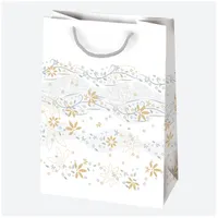 IRIS ajándéktasak, különböző mintákkal, arany/ezüst, 230x320x110 mm #3