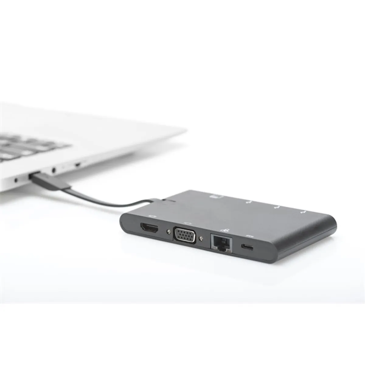 DIGITUS DA-70865 USB-C utazó 9 portos univerzális notebook dokkoló állomás #5