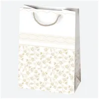 IRIS ajándéktasak, különböző mintákkal, arany/ezüst, 230x320x110 mm #2