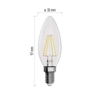 Emos ZF3220 E14 / 3,4 W (40 W) / 470 lm / meleg fehér LED izzó #2